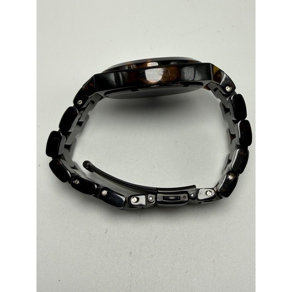 Nixon The Time‎ Teller Acetate Ladies Tortoise New Battery 39MM 6\